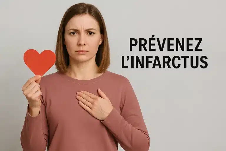image infarctus femme