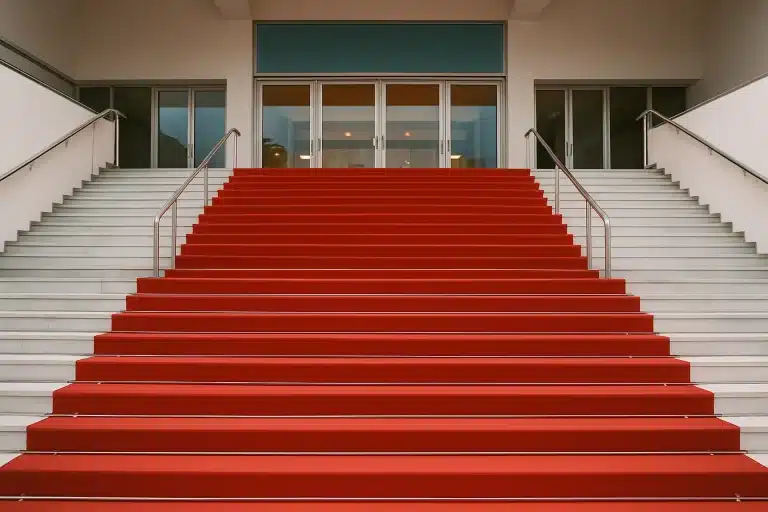 L’équipe du film “Un p’tit Truc en Plus” habillée en “Ouais et Alors” pour le festival de Cannes