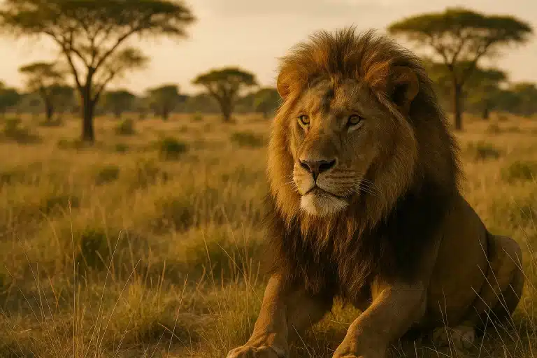 à la découverte du lion