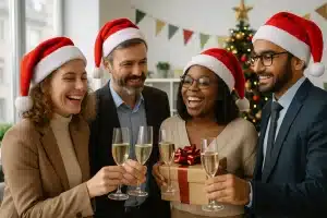 fêtes de fin d'année au travail